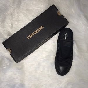 All Black Converse